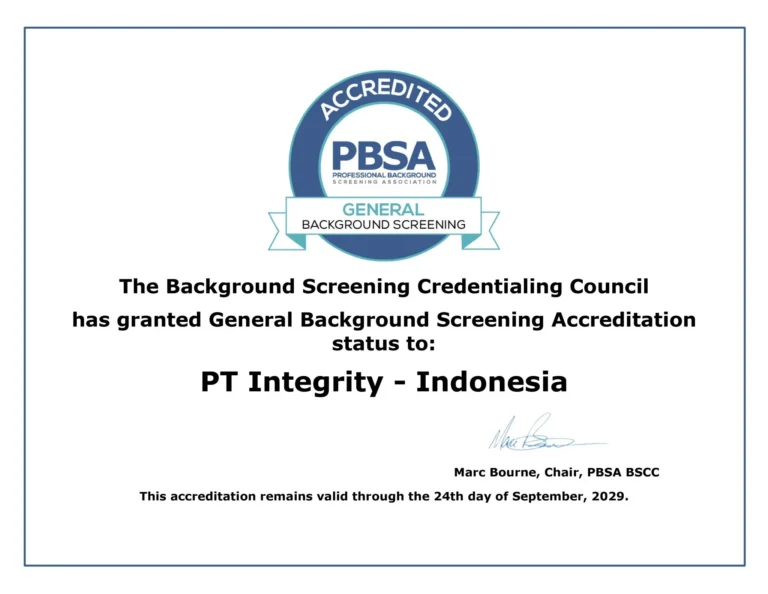 Mitra Terakreditasi PBSA di Asia Tenggara